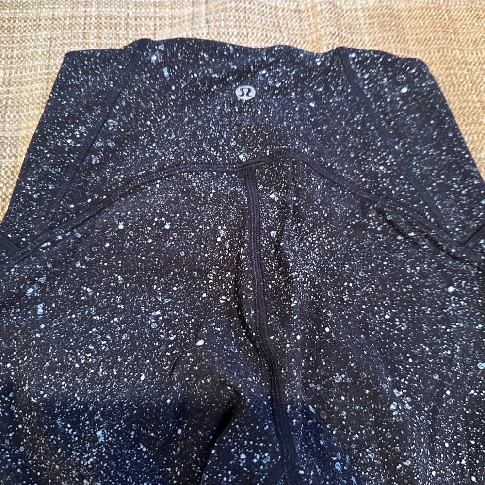 Lululemon Fast & Free 7/8 Legging, High Waist w. Mesh Detail